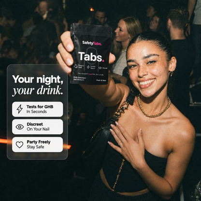 SafetyTabs™ - Drink-Testing Nail Stickers
