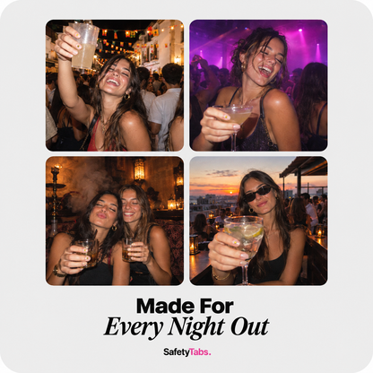 SafetyTabs™ - Drink-Testing Nail Stickers