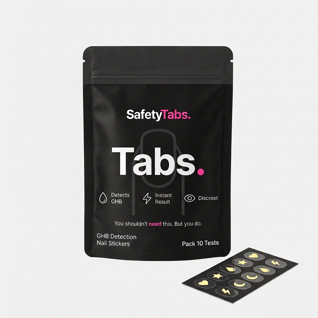 SafetyTabs™ - Drink-Testing Nail Stickers